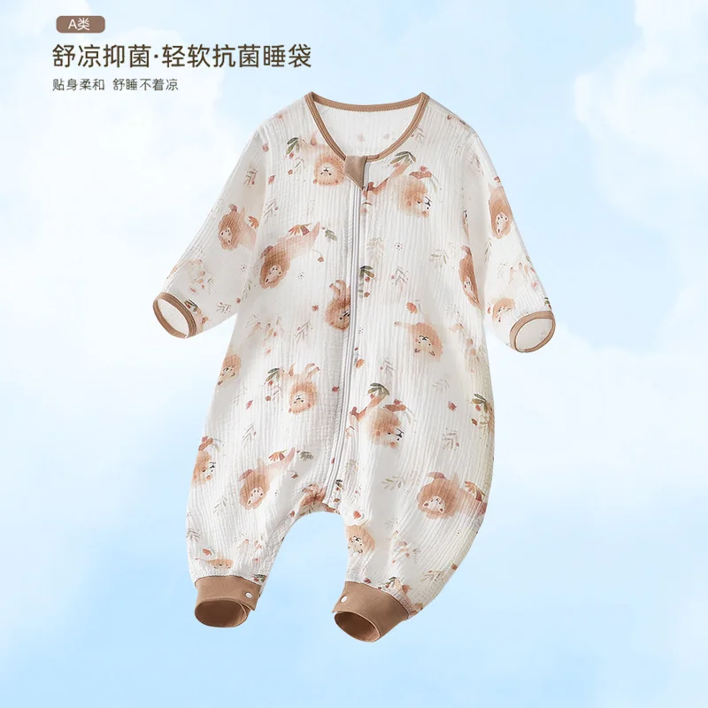 Thin sleeping bag for infants and toddlers in spring and autumn