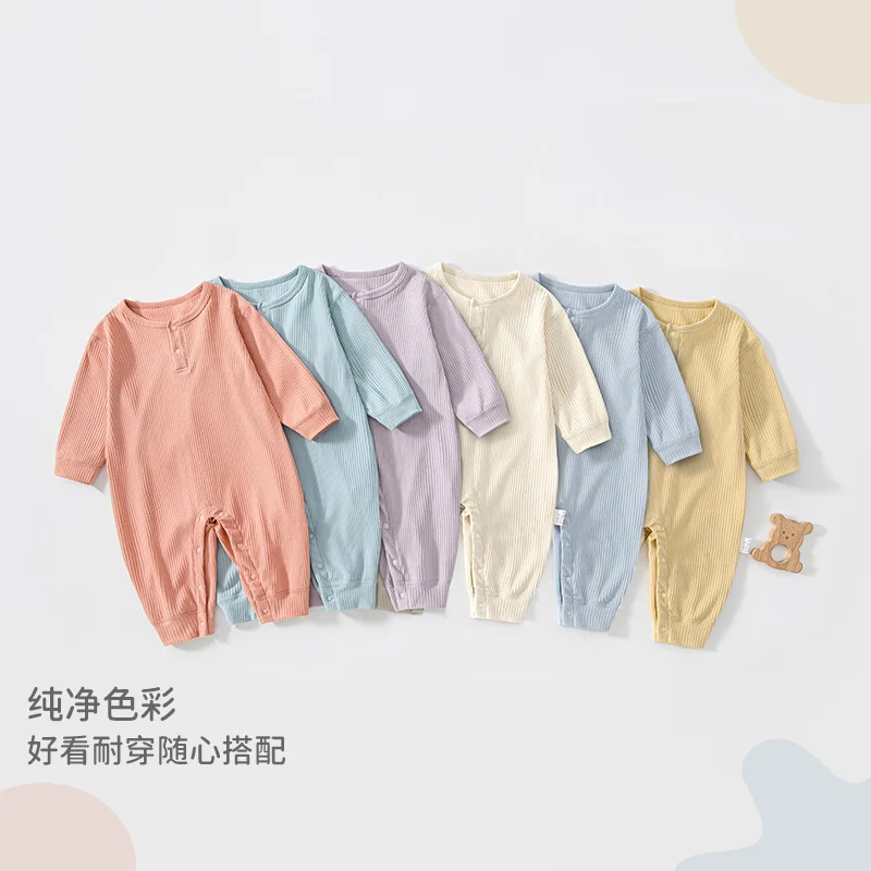 Spring and autumn crawling clothing for infants and toddlers