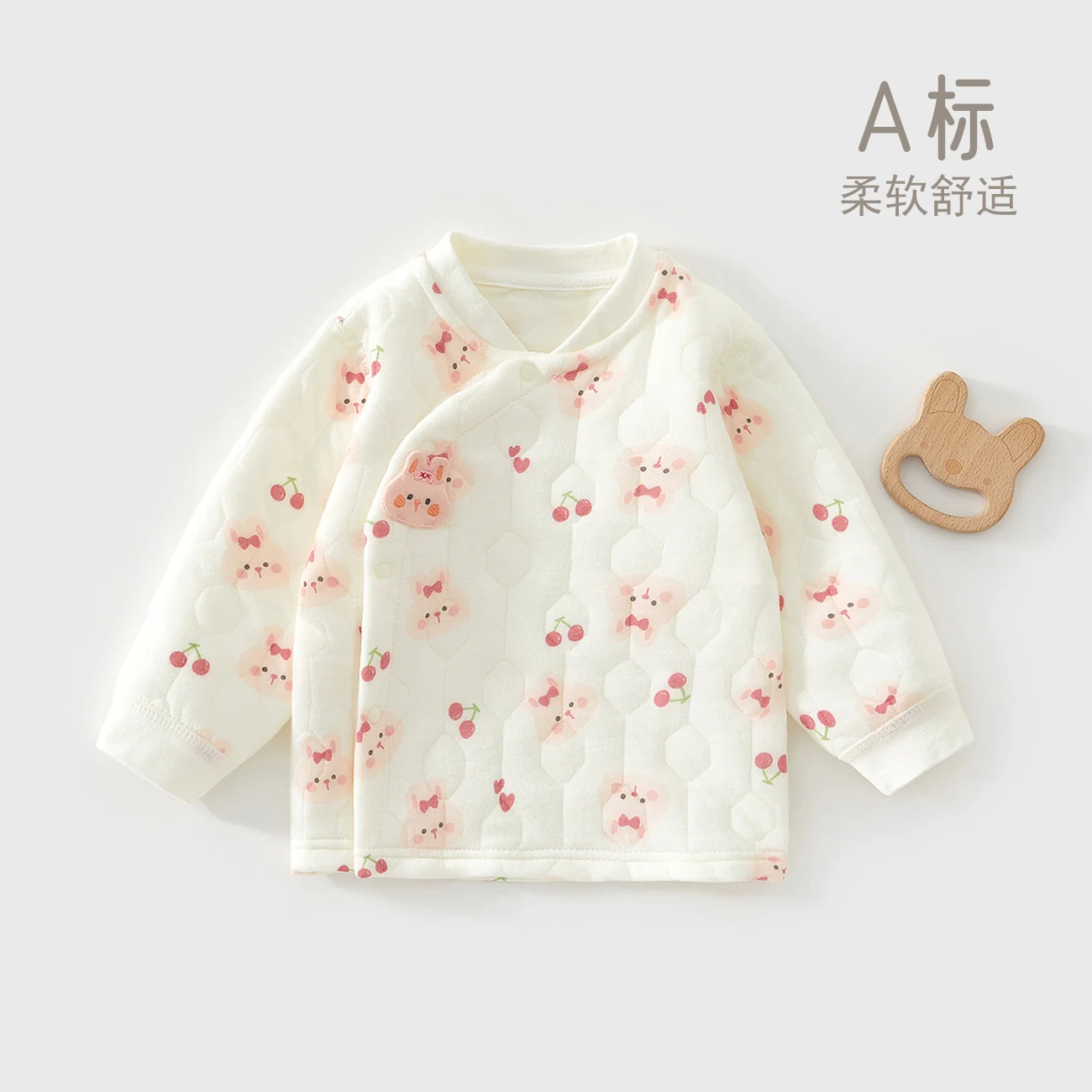 Winter thermal underwear and long Johns for infants and toddlers are made of pure cotton with cotton lining