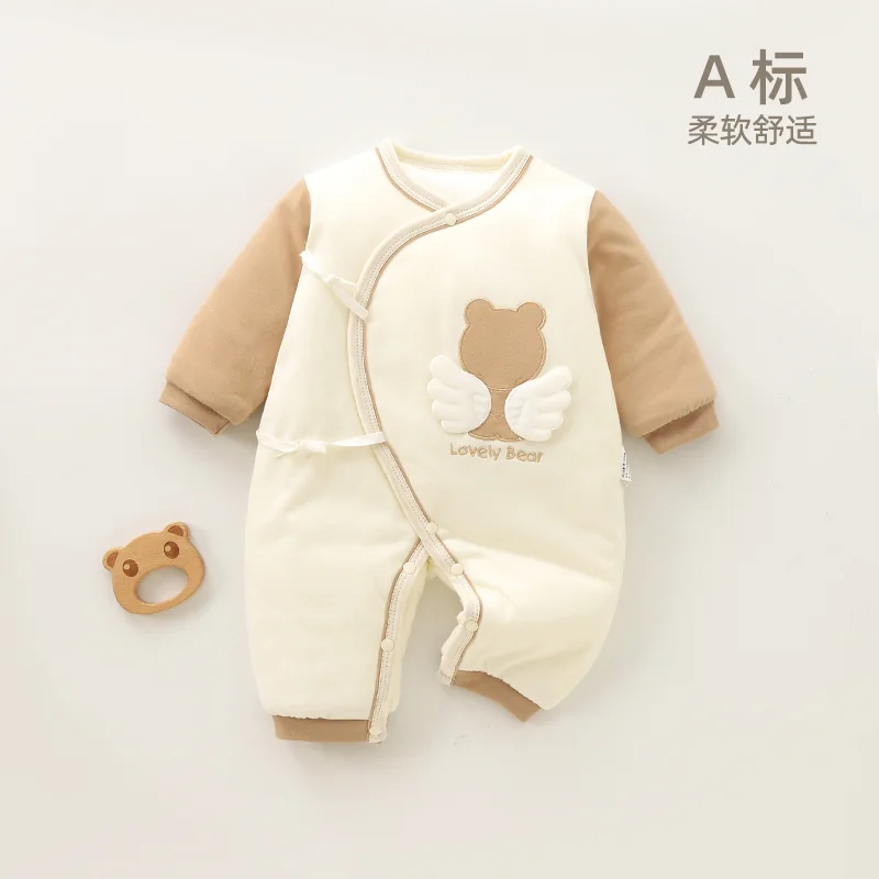 Girls' cotton-padded clothes for autumn and winter