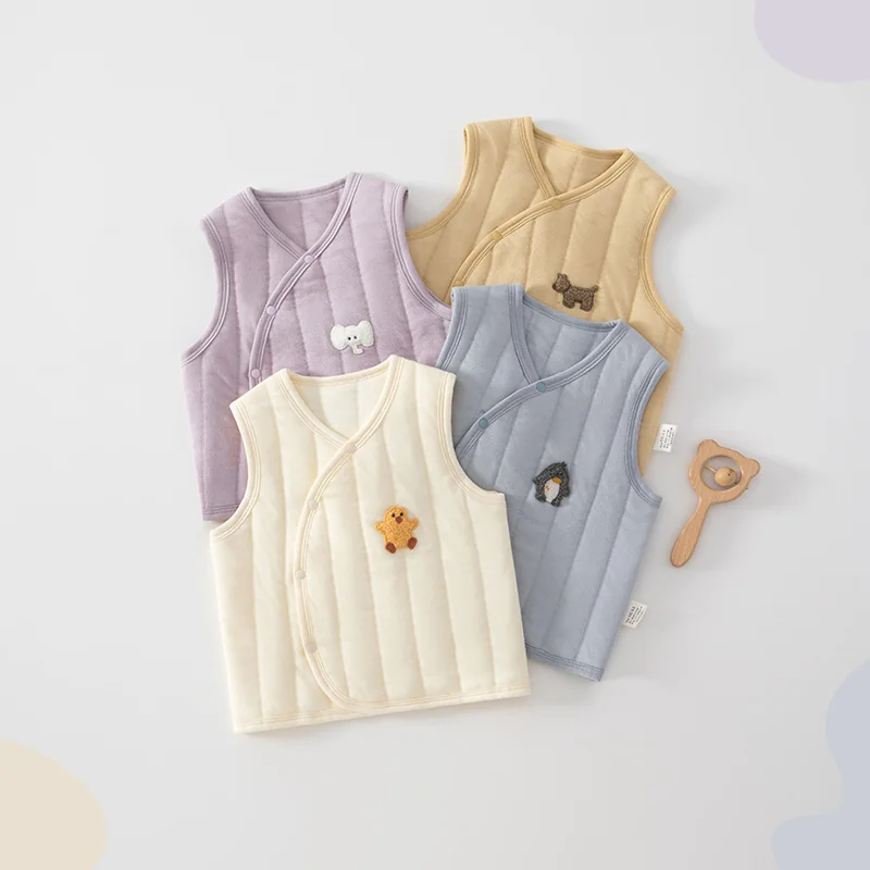 Infant and toddler autumn and winter vests
