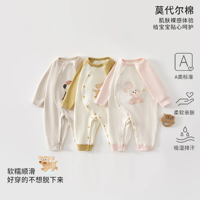 Infant and toddler crawling clothing for autumn and winter