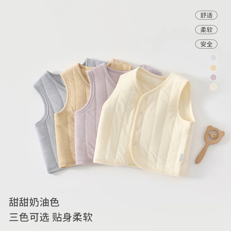 Infants, toddlers, spring and autumn vests