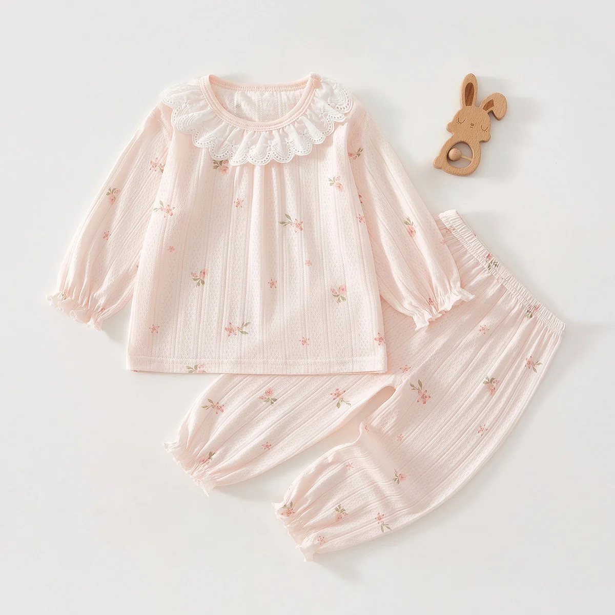 Summer two-piece set for girls, thin style