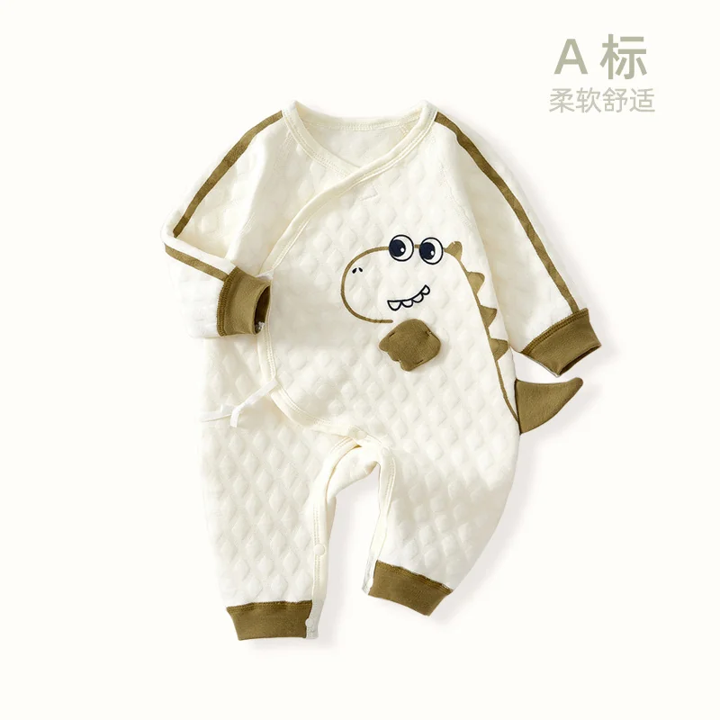 Pure cotton spring and autumn harrow for infants and toddlers