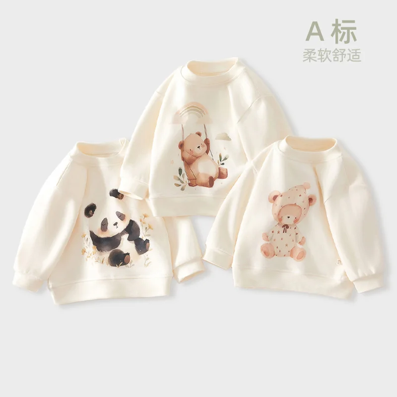A girl's spring and autumn hoodie