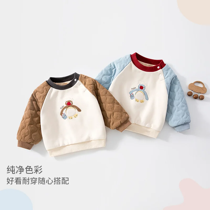 Boys' autumn and winter sweatshirt