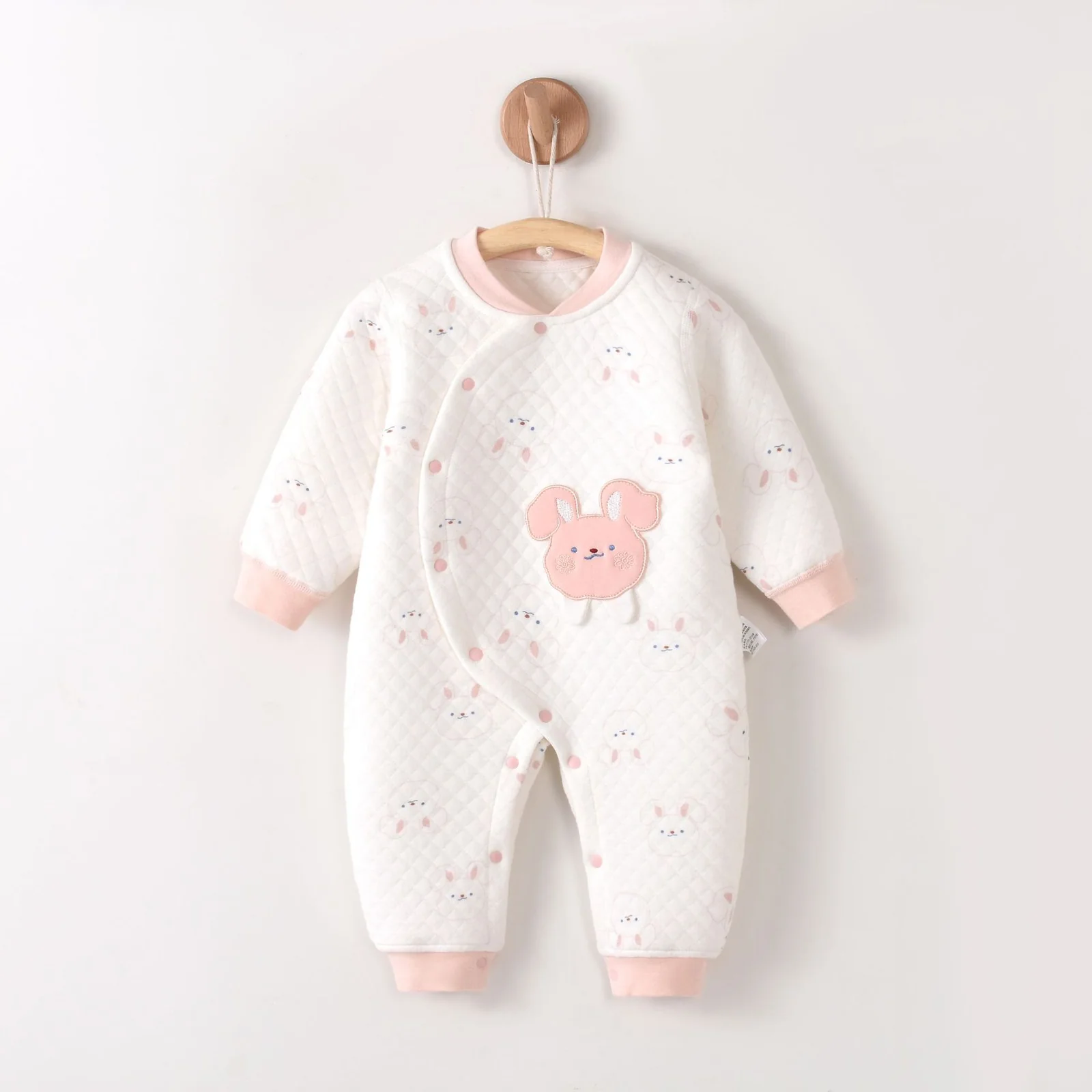 Pure cotton spring and autumn harrow for infants and toddlers