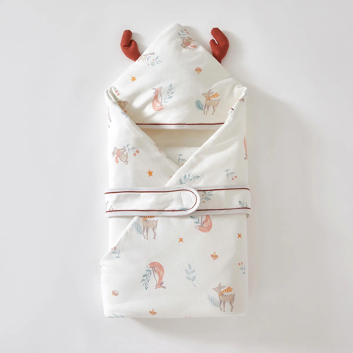 The baby blanket is thickened