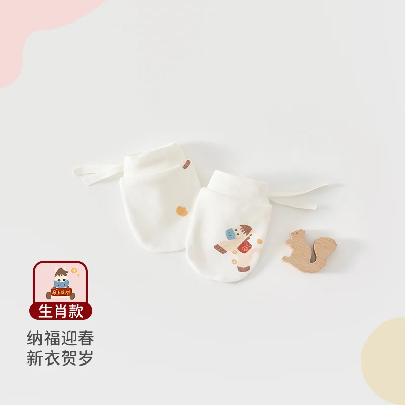 Infant and toddler gloves made of pure cotton
