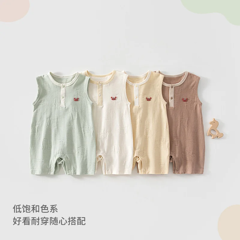 Pure cotton thin summer home wear for infants and toddlers