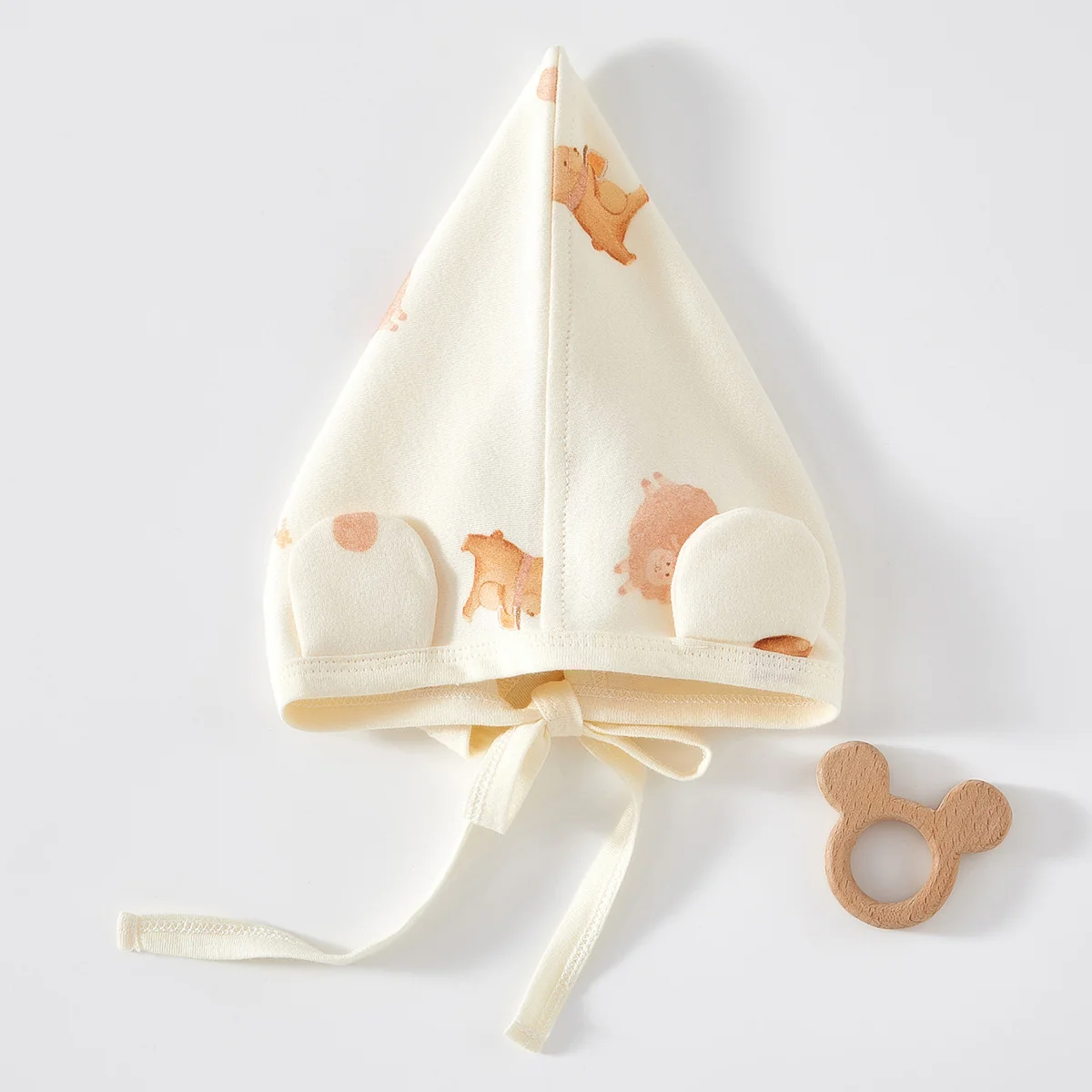 Infant and toddler spring and autumn hats made of pure cotton