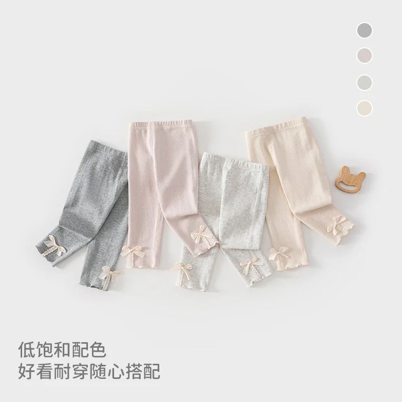 Spring and autumn trousers for girls