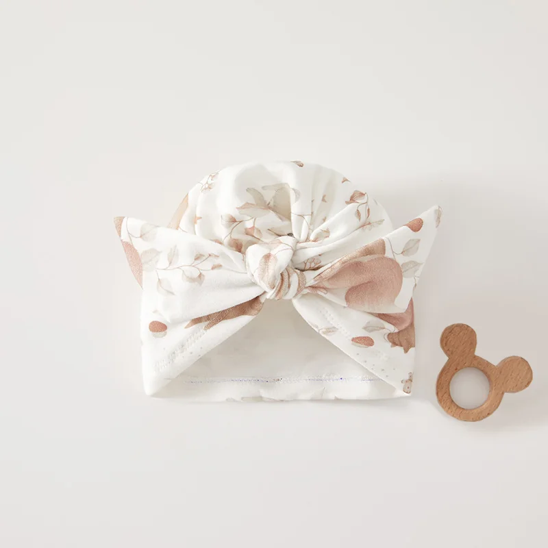 Infant and toddler spring and autumn hats made of pure cotton