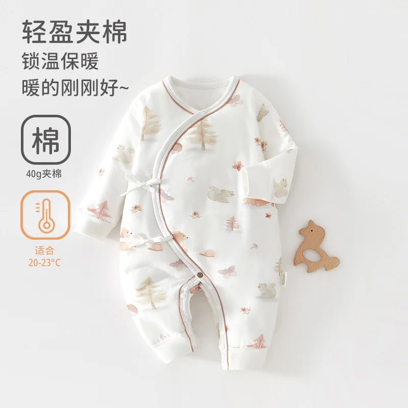 Infants' and toddlers' clothes are padded with cotton