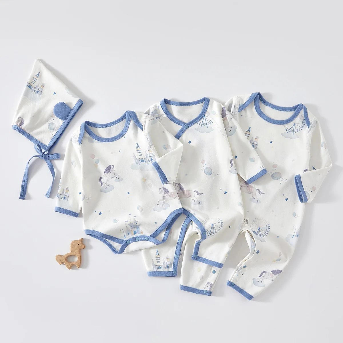 Infant and toddler Spring and Autumn Triangle Hayi Pure Cotton