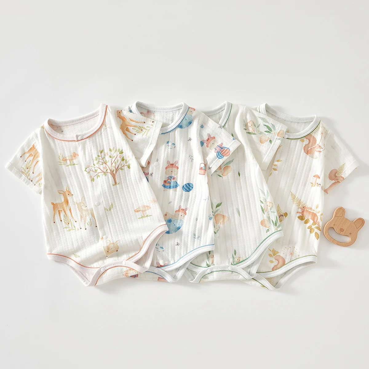 Summer triangular Hag thin pure cotton for infants and toddlers