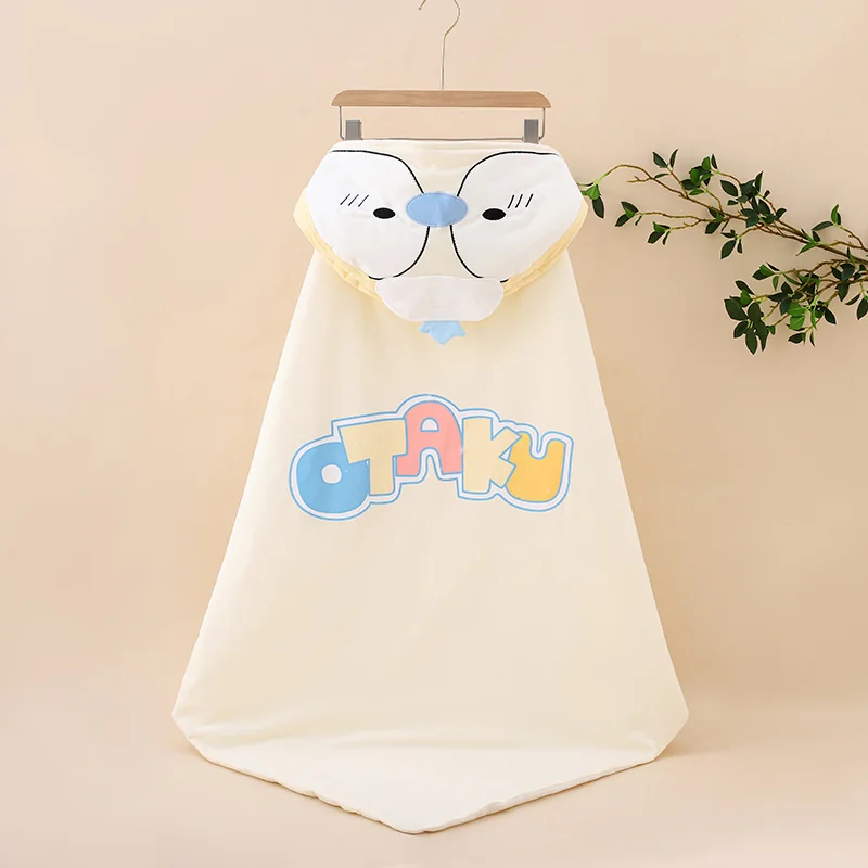 The spring and autumn baby blanket is made of 100% cotton with cotton lining