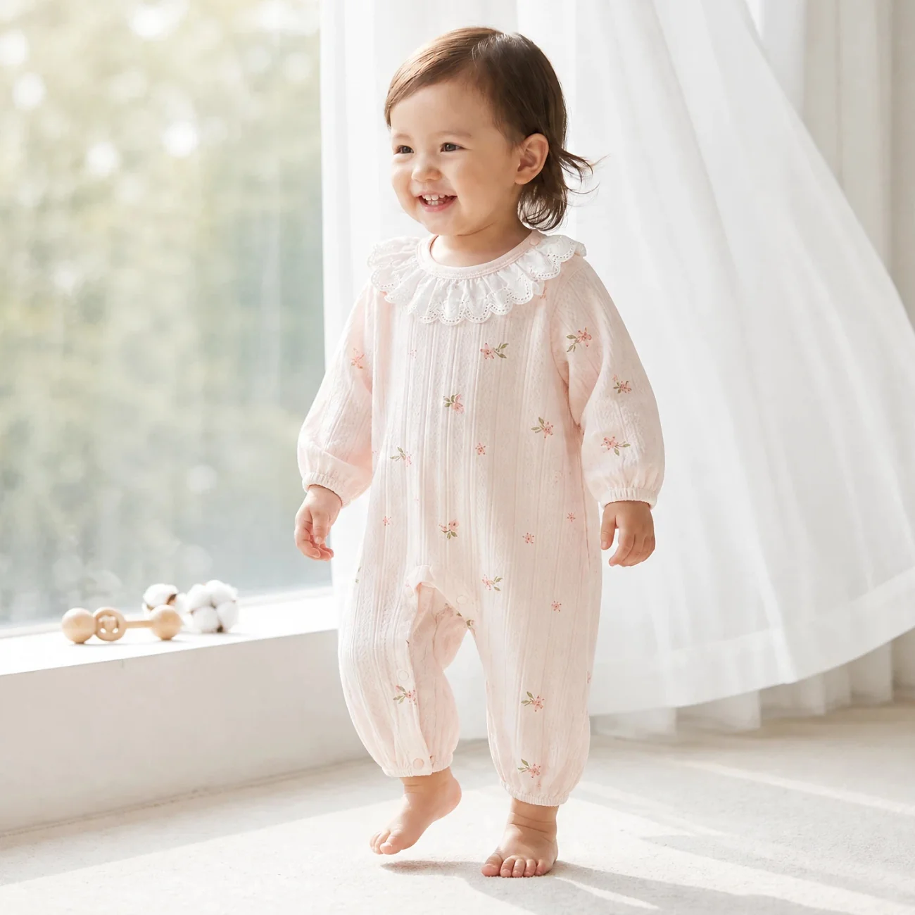 Thin ice silk for girls' summer clothes