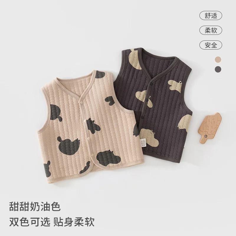 Infants, toddlers, spring and autumn vests