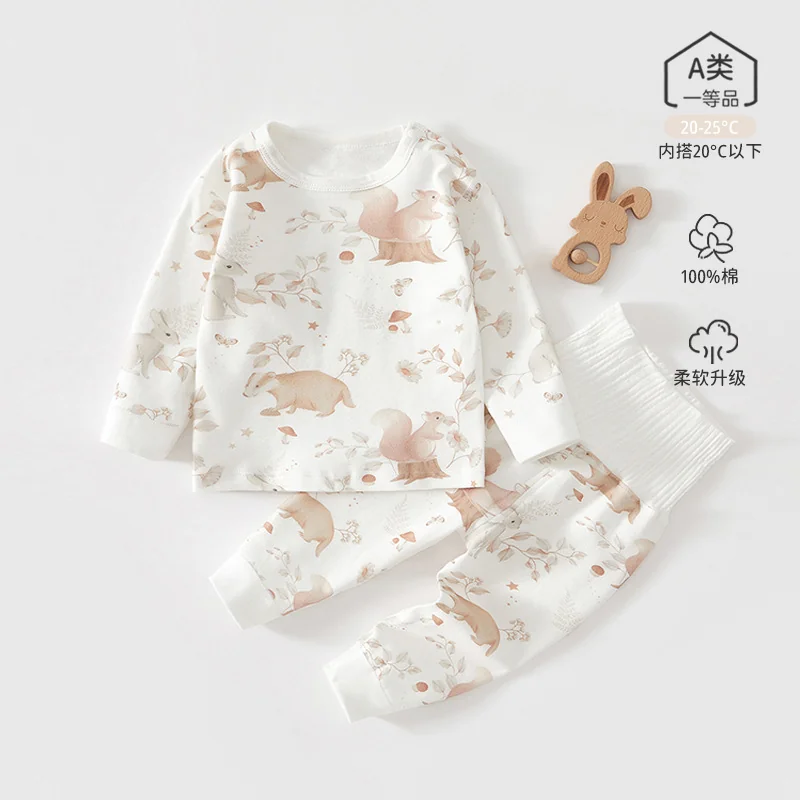 Infant and toddler autumn set made of pure cotton