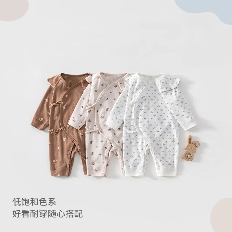 Spring clothes for infants and toddlers made of pure cotton