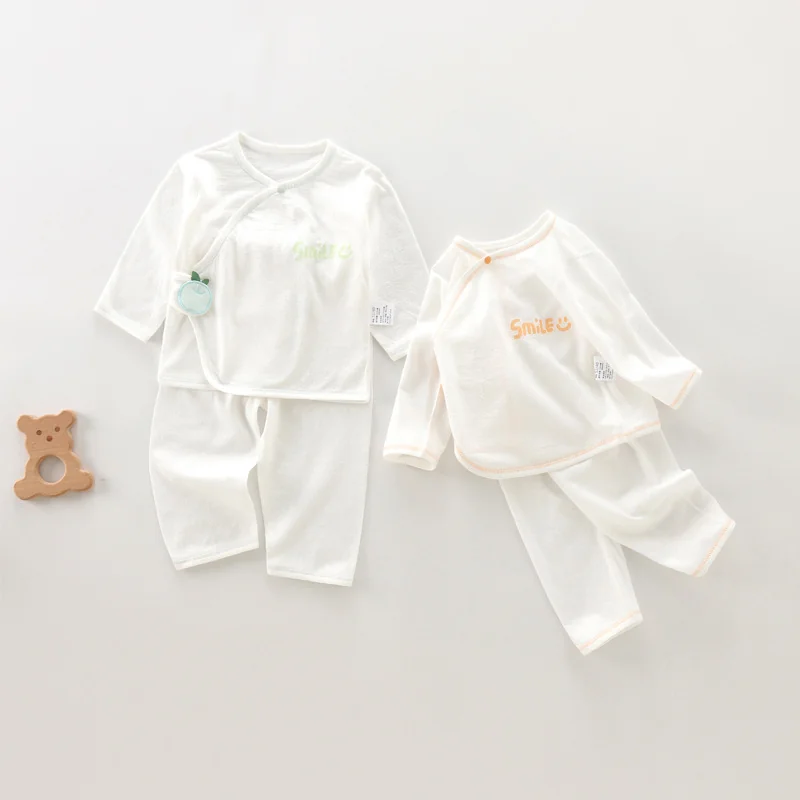 Summer underwear set for infants and toddlers made of pure cotton