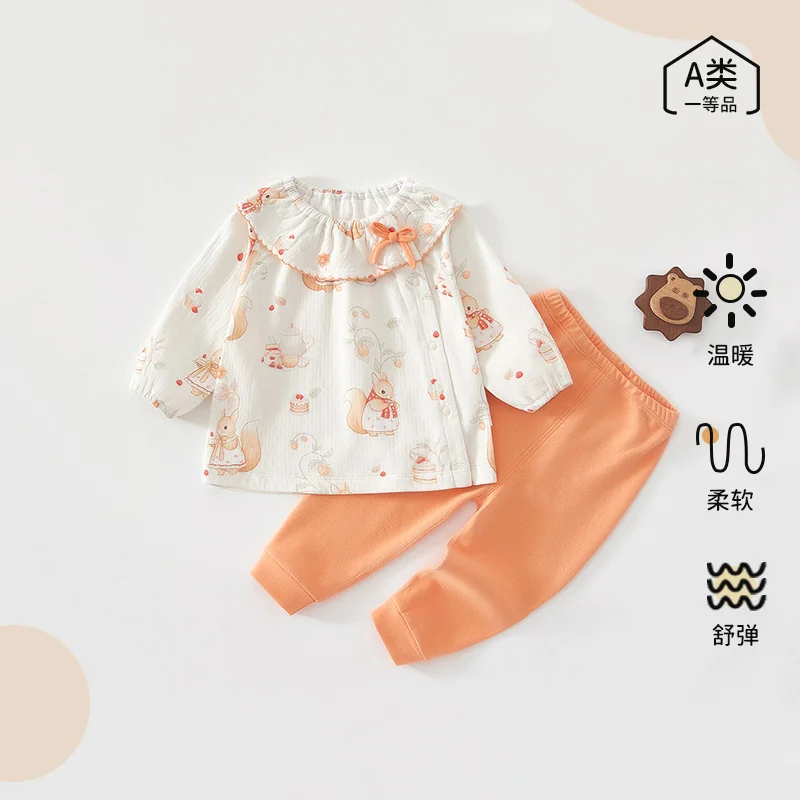 Spring suit for girls made of pure cotton