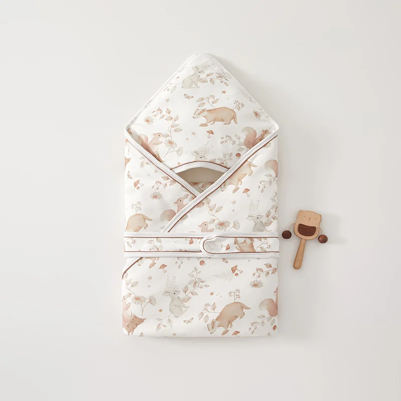Thickened pure cotton blanket for infants and toddlers in autumn and winter