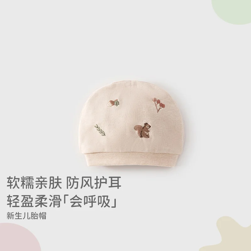 The girl's hat is made of pure cotton