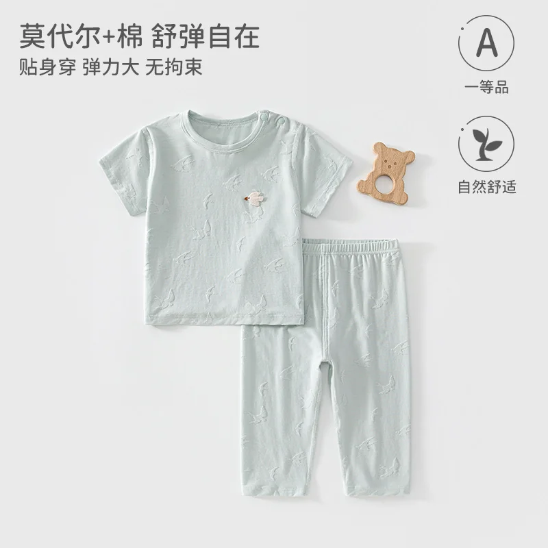Summer two-piece set for girls, thin style