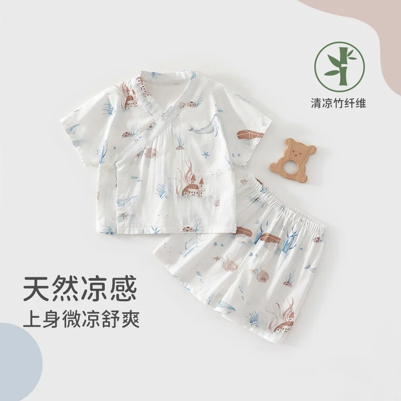 Summer two-piece sets for infants and toddlers