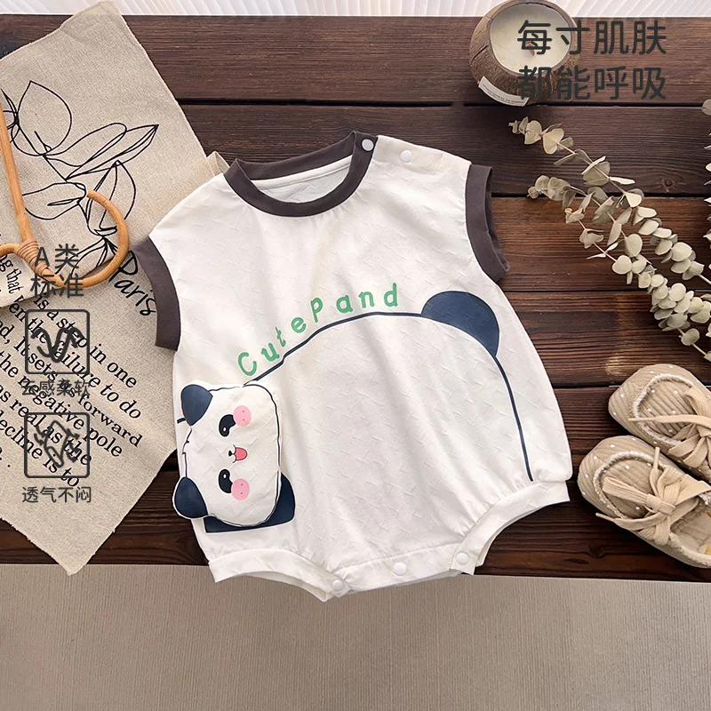 Thin summer crawling clothes for boys